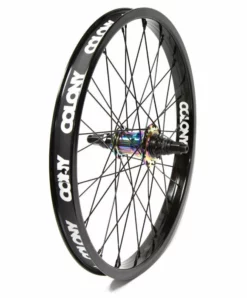 Colony BMX PARTS Colony Pintour Freecoaster Wheel - Black/Rainbow