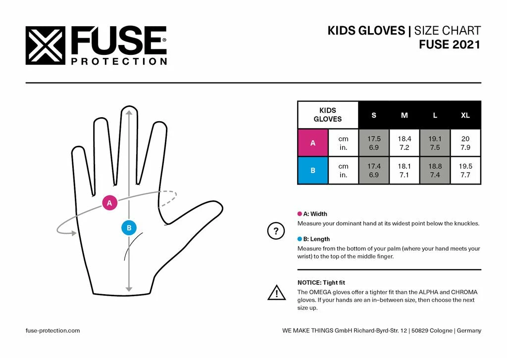 Fuse Protection SAFETY GEAR Fuse Chroma KO Gloves 7 Fuse Protection SAFETY GEAR Fuse Chroma KO Gloves