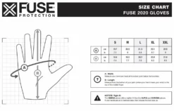 Fuse Protection SAFETY GEAR Fuse Chroma Gloves - Dimension