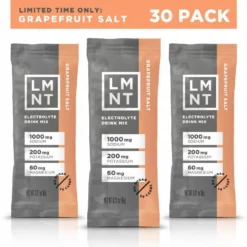 Limited Edition Grapefruit LMNT Electrolytes Recharge 30 Pack Box
