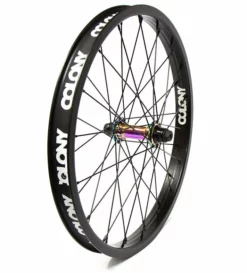 Colony BMX Colony Pintour Front Wheel - Black/Rainbow