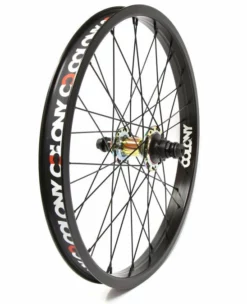 Colony BMX Colony Pintour Rear Wheel - Black/Rainbow PARTS