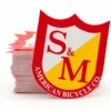 S&M Bikes S&M Shield Sticker - Red/Yellow/White Medium PARTS 2 S&M Bikes S&M Shield Sticker - Red/Yellow/White Medium PARTS