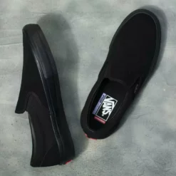 Vans Skate Slip On Shoes - Black/Black